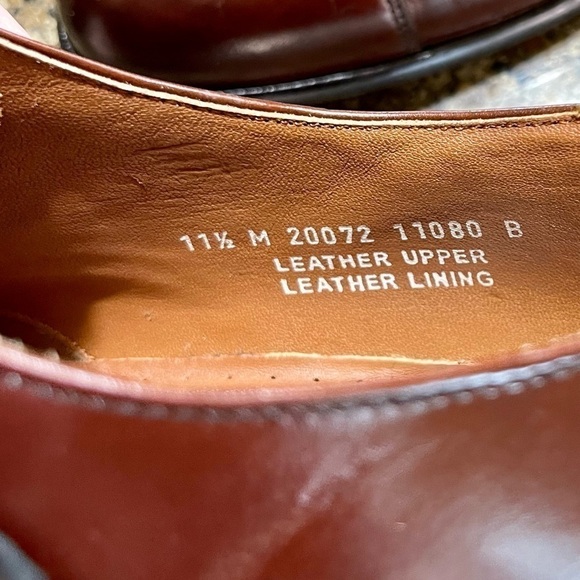 BOSTONIAN FIRST FLEX, MENS BROWN LEATHER DRESS SHOES. SIZE 11 1/2M - Picture 7 of 7